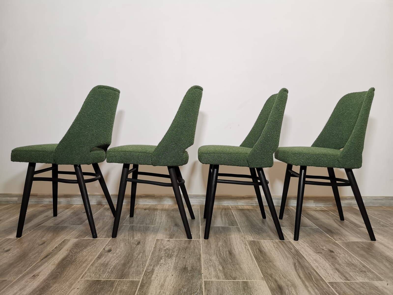 Dining Chairs by Radomir Hoffman for Ton, 1950s, Set of 4