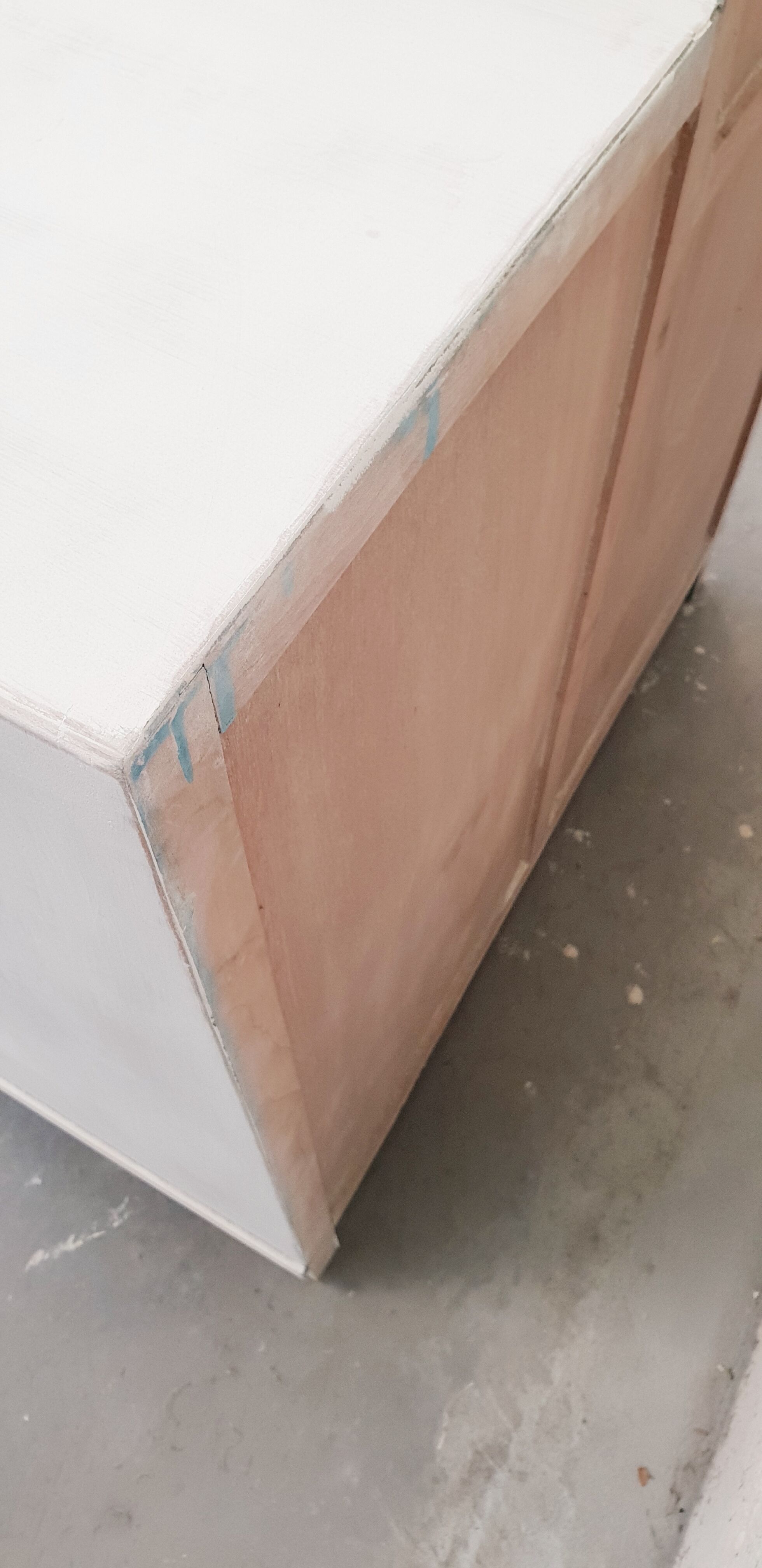 Vintage asymmetrical cabinet