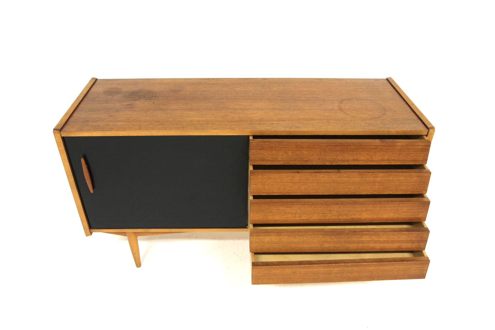 Scandinavian Teak Enfilade, Hugo Troeds, Bjärnum, Sweden, 1960