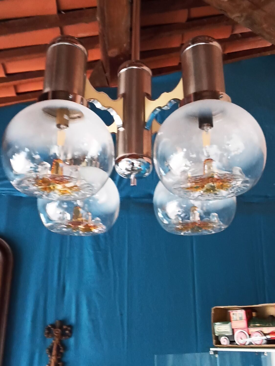 Murano Mazzega chandelier