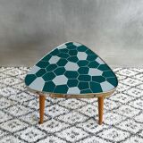 Vintage flower table, side table, mosaic table, bedside table, flower stool, tiled table