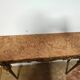 Console in gilded wood and red marble from the 1920s