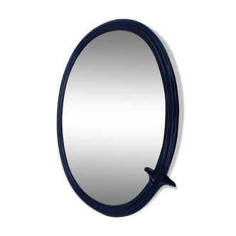 Miroir en fonte bleue nuit
