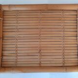 Vintage bamboo serving tray