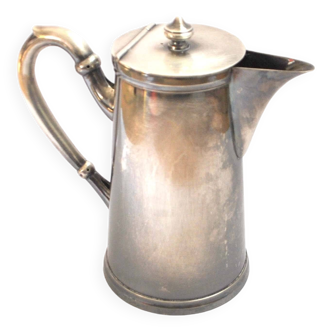 Old silver metal coffee maker Reneka Alsace - Goldsmith's shop hotel cafe restaurant vintage