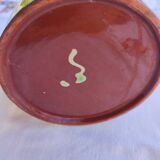Enamelled clay pitcher