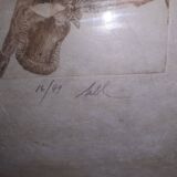 Nall engraving signed and numbered