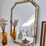 Vintage octagon mirror