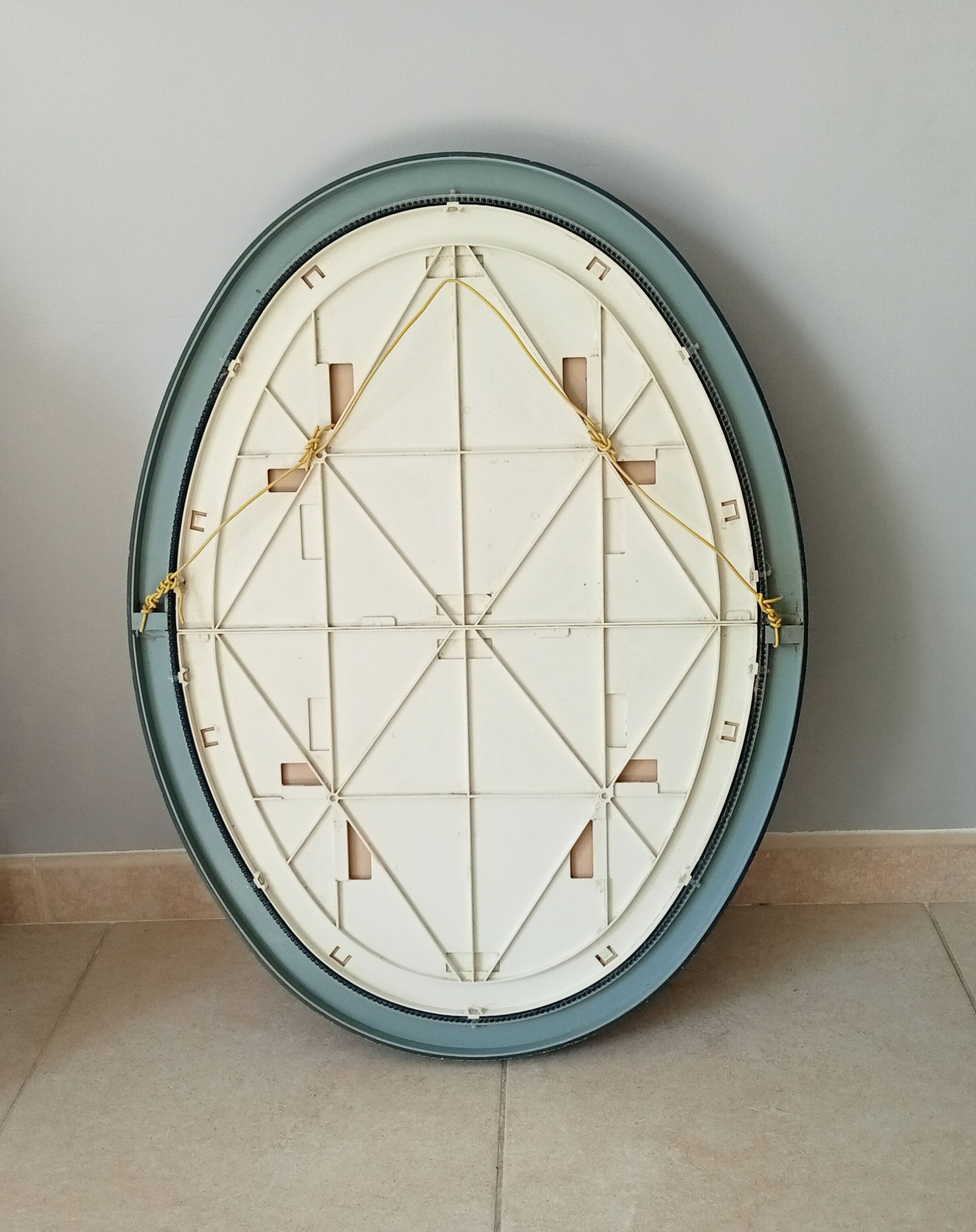 Oval mirror 70s - 78x58cm