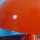 Lampe Nesso, fibre de verre orange, Giancarlo Mattioli, Artemide,1960