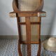 Vintage boat deck bench and canning