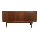 Scandinavian Modern Danish Sideboard, 1960s / Massive Oak