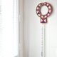 Massai wall decor in glass beads, 80s