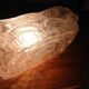 70s 1970s glass ceiling light