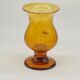 Vintage bubble glass vase / tealight holder, Avallon