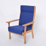 Reupholstered Danish Mid-Century Modern GE 181 a Chair by Hans Wegner for GETAMA