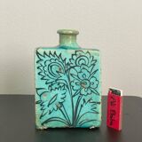Set of 2 Small Turquoise Qajar Vases #1 and #2