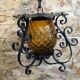 Old suspension lantern metal black