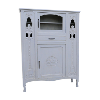 Pretty painted wooden wardrobe