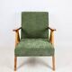 B-310 VAR armchair green olive structural - 2 pieces available