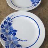 Set of 2 plates Moulin des Loups model Eglantine