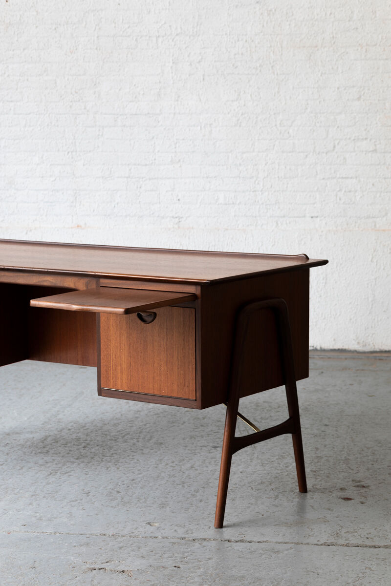 Bureau de Louis Van Teeffelen pour Wébé design hollandais, années 1950