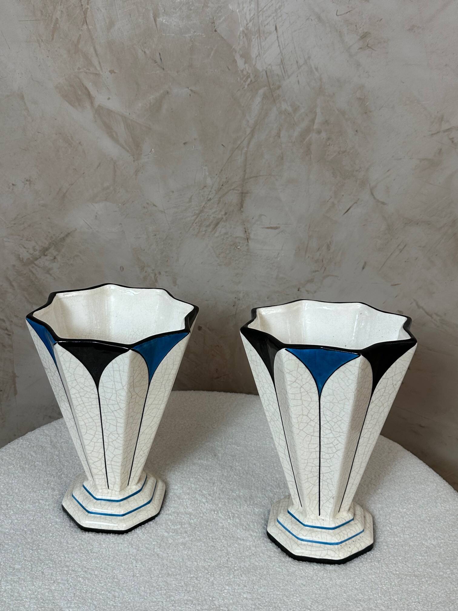 Pair of Longwy vases