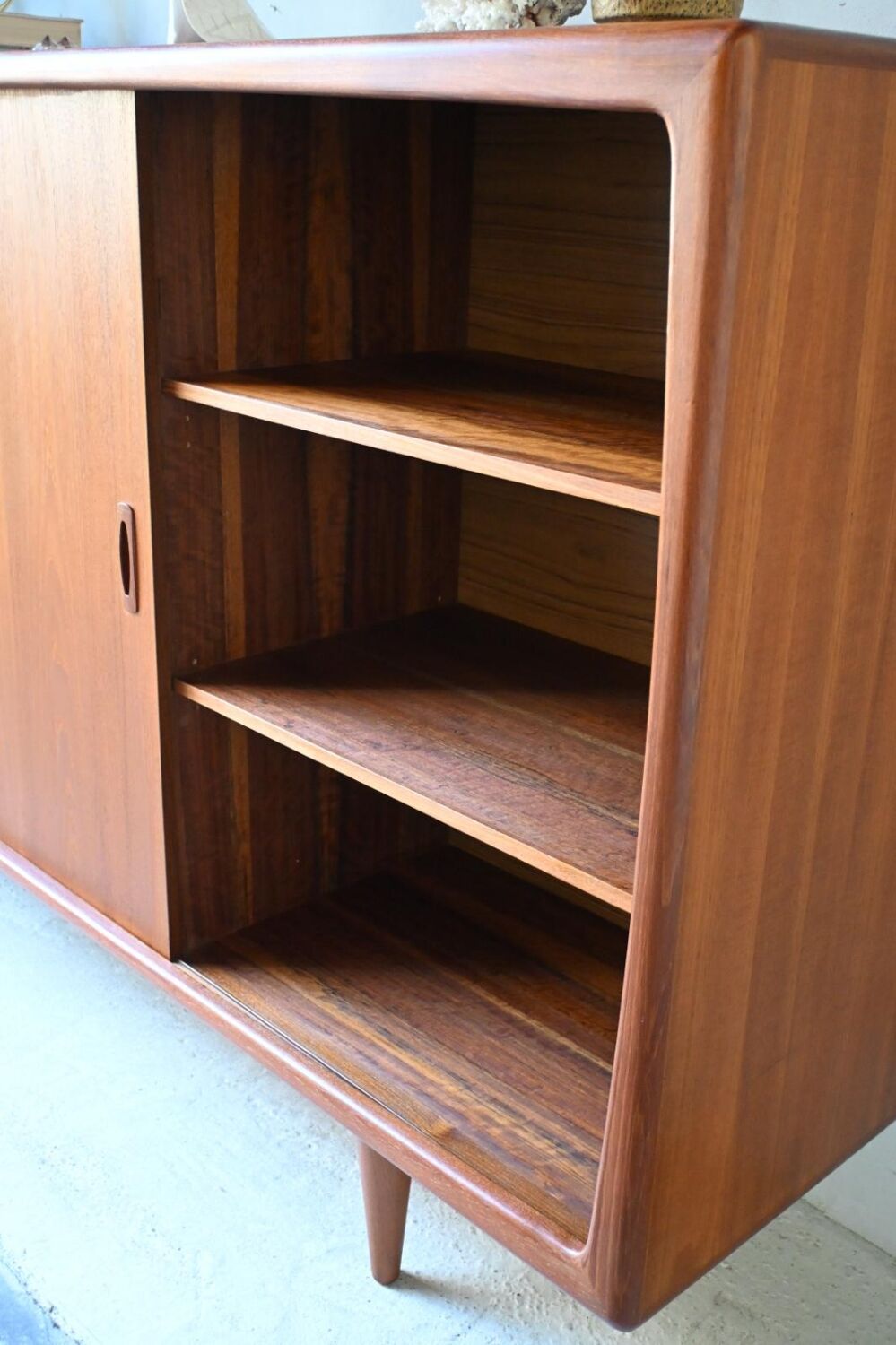 Danish Deaign Highboard by H.P. Hansen in Teak