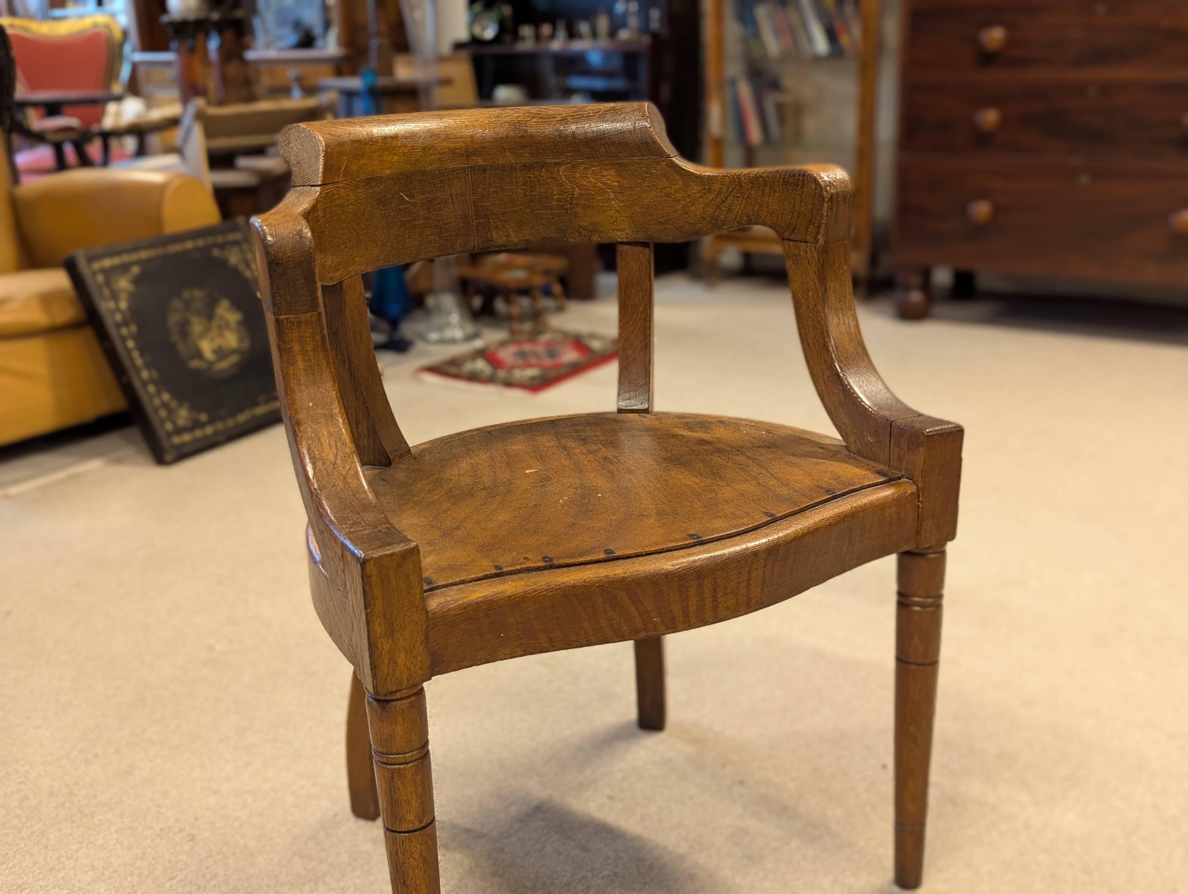 Oak office chair