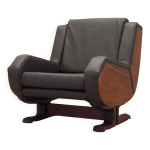 Fauteuil en cuir, italie - 1970