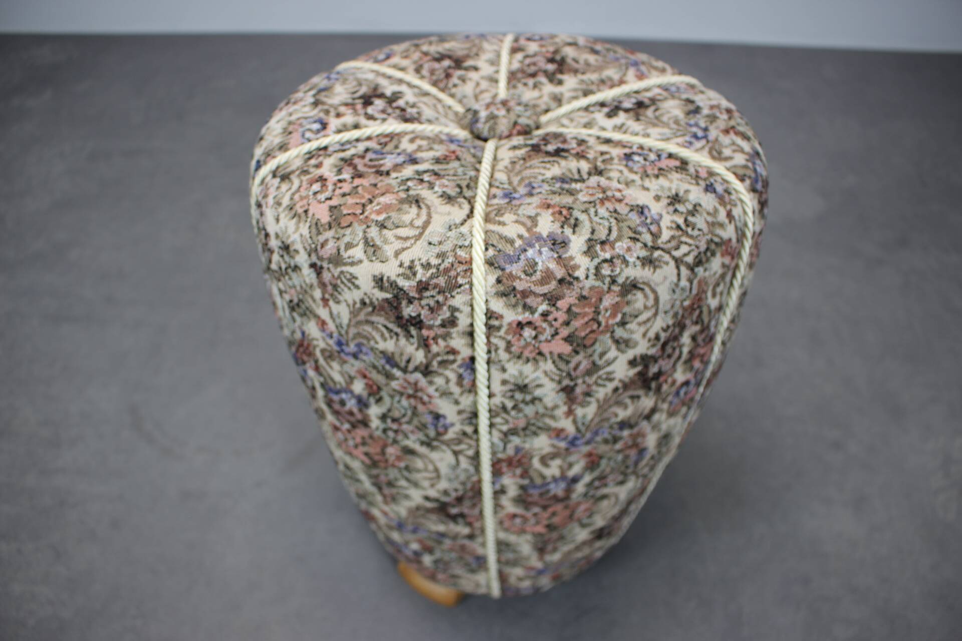 Art Deco Stool Designed by Jindřich Halabala, 1940s