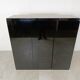 Black lacquered bar cabinet, 1970s