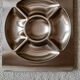 Plat/serviteur vintage en inox