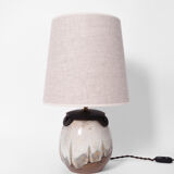 Lampe de style Art Déco en grès émaillé. Keramis