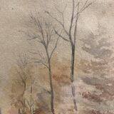 Vintage watercolor