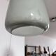 Mouse grey opaline pendant light 1950