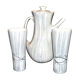 Vintage Niderviller Modernist Ceramic Coffee Pot 1960 with 2 Cups