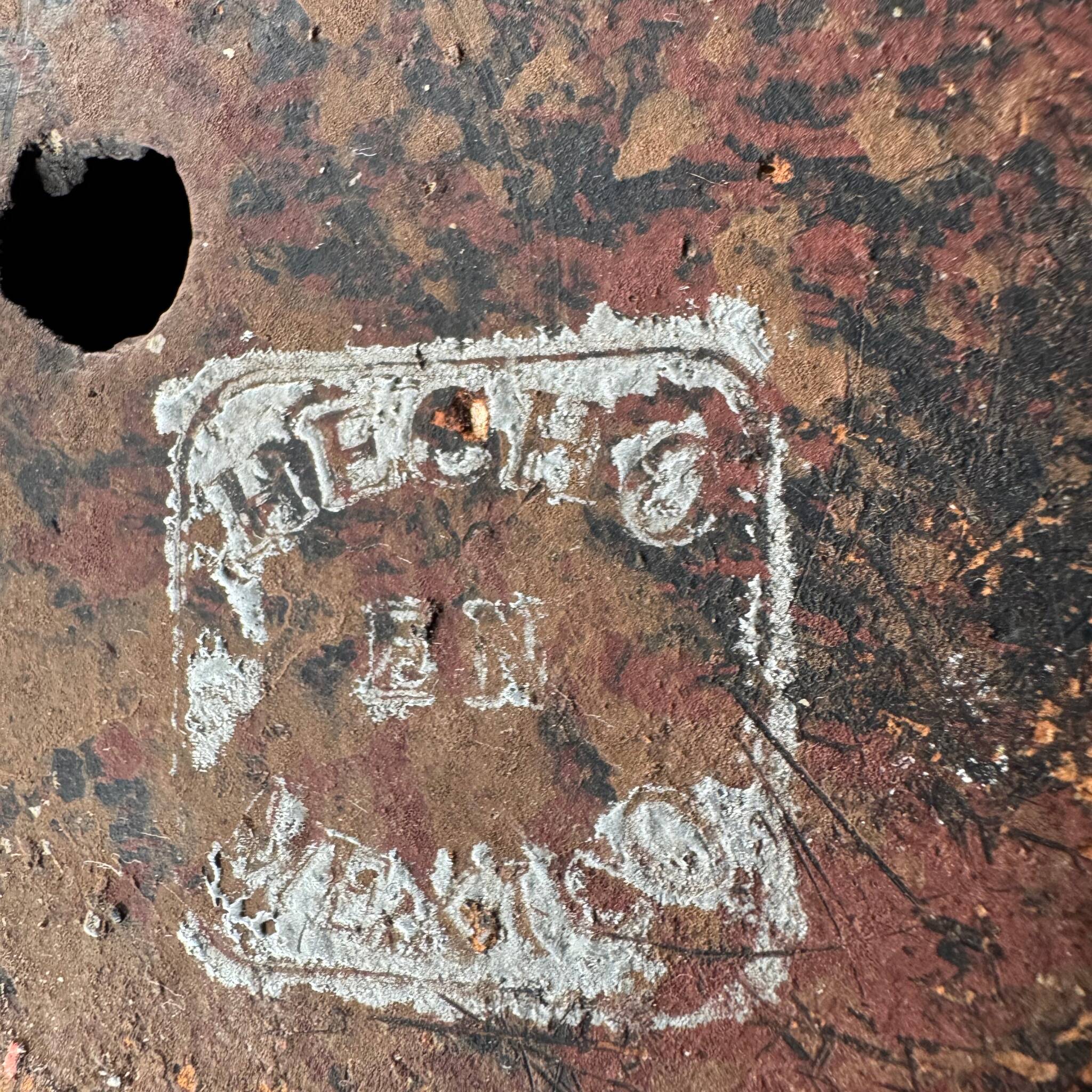 Grand vase en terre cuite texturée | Artisanat mexicain | Années 50–70