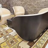 80's sofa armchair coffee table set