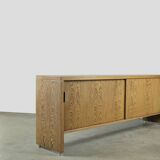 Modern DUTCH DESIGN vintage sideboard with Wenge finish, 1980s