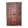 Tapis vintage fait main Lilihan en laine rose (59cm x 93cm) – Années 1970