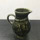 Former pitcher sarreguemines green ceramics 70s vintage