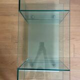 Glass TV stand