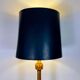 French floor lamp in fluted and gilded wood, Louis XVI style, twentieth century