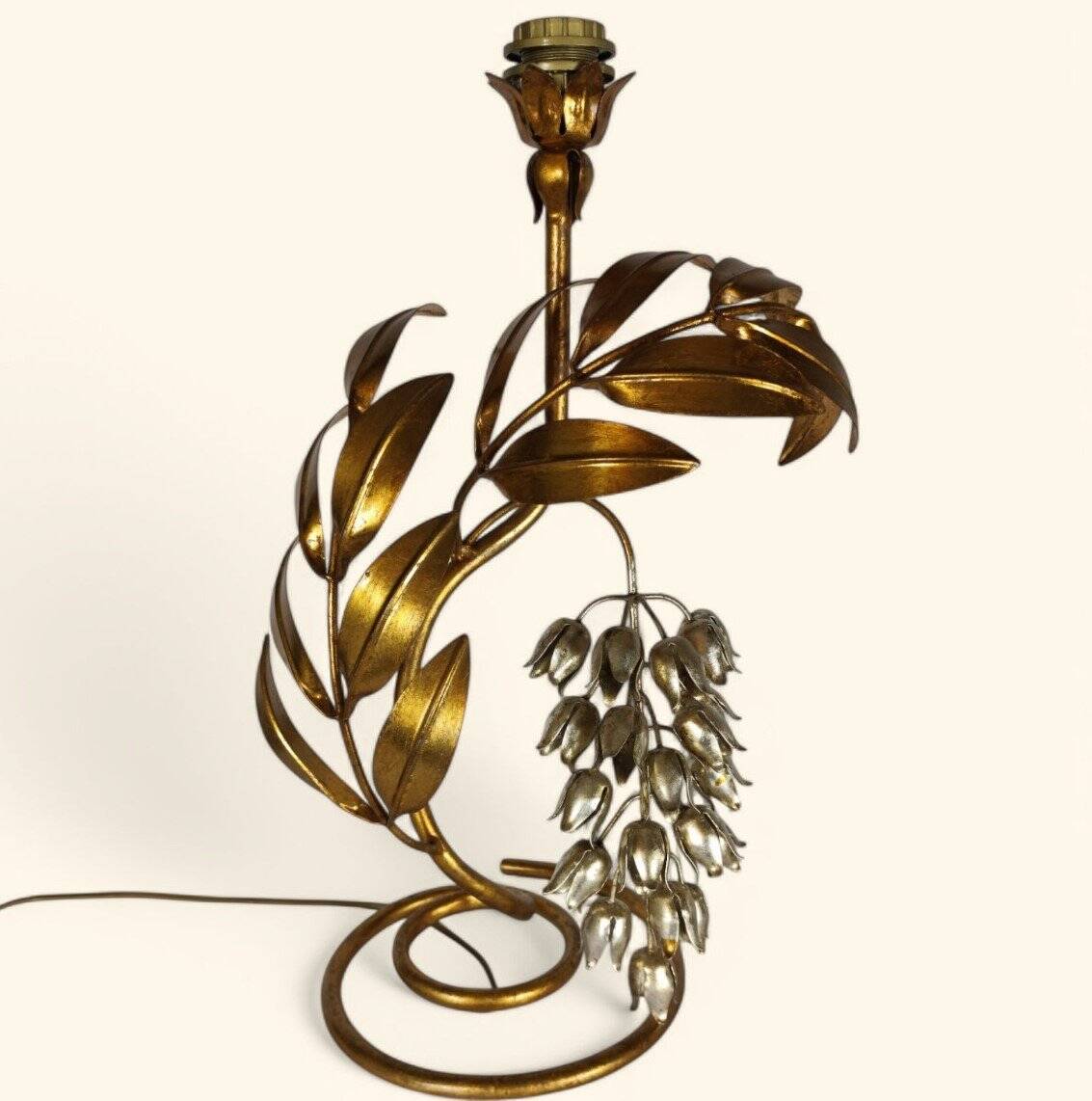 "Wisteria" lamp by Hans Kögl / Maison Jansen, 1960s-1970s