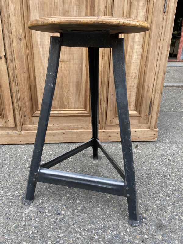 Tabouret d’usine industriel Rowac