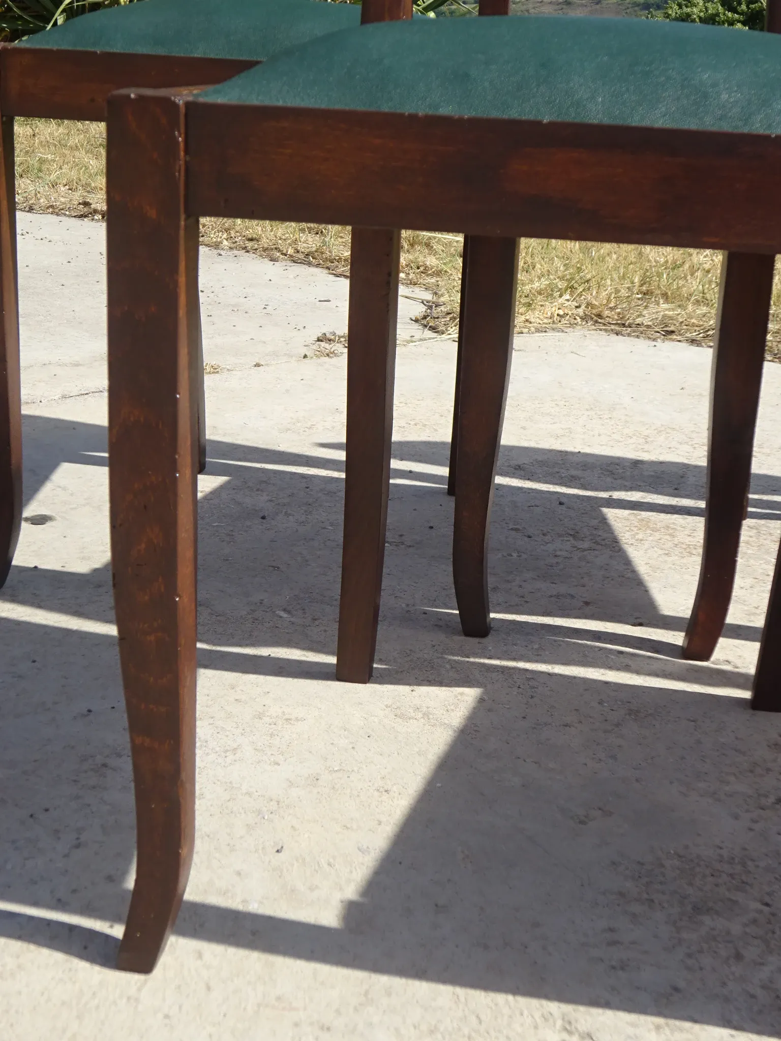 Chaises Art Déco restaurées, lot de 6
