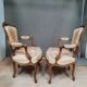 Pair of Louis XV style armchairs