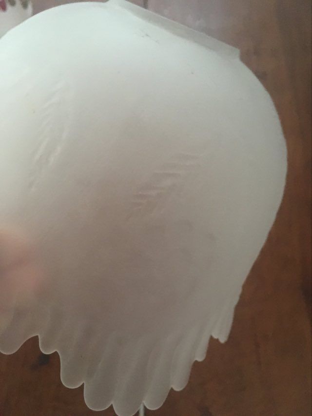 Moulded glass flower