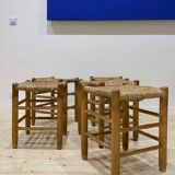Rustic stools from the 1960